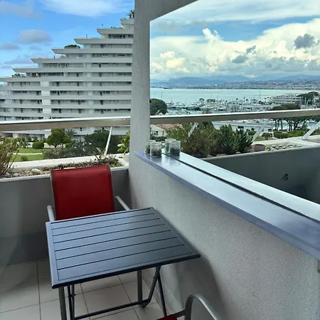 Sea & Port View Cozy At Marina Baie Des Anges Apartment *